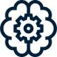 Mental processing or cognitive therapy icon.